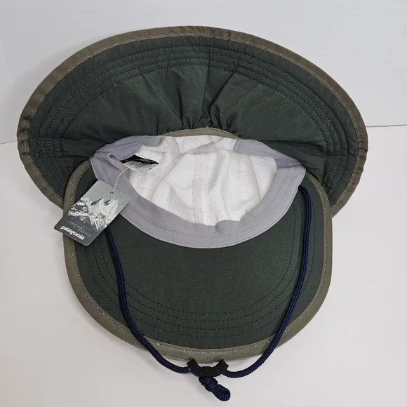 NEW Patagonia Vented Broadbill Hat Sz M Hazel Khaki Packable